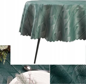 Abrosz Foltálló Ovális 100X210 CM Zöld Ezüst Ovális Karácsony