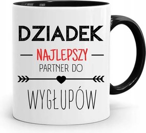 Fekete Bögre Nagypapa Napjára Hülyéskedés Partner fényképes nyomtatással