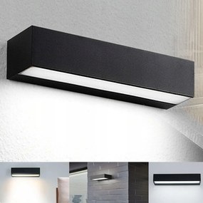 LED-es homlokzati fali lámpa kültéri fali lámpa IP65 12W 20cm Fehér Hideg