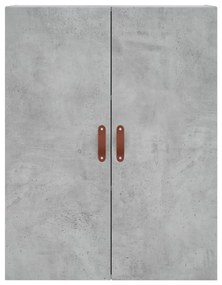 betonszürke fali szekrény 69,5x34x90 cm