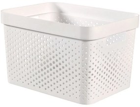 Curver Tárolódoboz INFINITY 17l újrahasznosított műanyag fehér