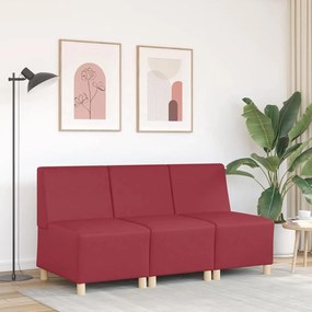 bordó műbőr kanapéfotel 55 cm