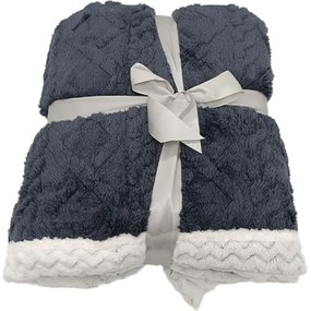 Bárány takaró Island szürke, 150 x 200 cm