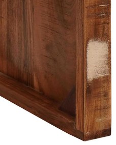Végasztal 60 x 35 x 45 cm tömör újrahasznosított fa