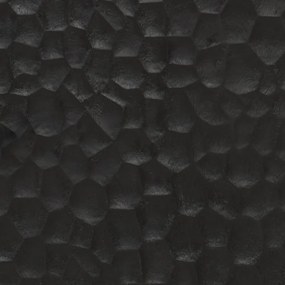 fekete tömör mangófa TV-szekrény 80 x 31 x 46 cm