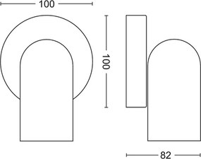 Philips - LED RGBW dimmelhető spotlámpa PONGEE 1xGU10/4,8W/230V fekete +távirányító