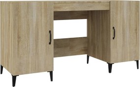 vidaXL sonoma tölgy színű szerelt fa íróasztal 140 x 50 x 75 cm