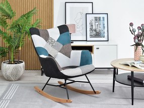 Fotel Sibyla (patchwork + fekete bükk). Akció -15%. 1110396