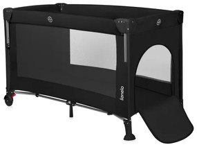 Lionelo - Utazó kiságy 3 az 1-ben ELLEN Fekete karbon