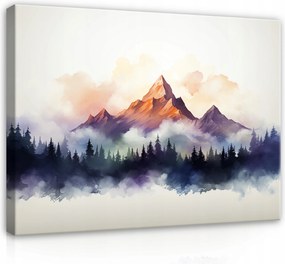 Vászonkép Hegyek Absztrakt Természet Vászon Fal Hálószoba Nappali 120x80