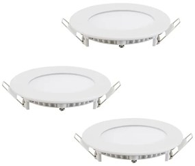 Eglo 32881 - 3 darabos RGB LED szett, dimmelhető beépíthető mennyezeti lámpatest FUEVA-C, 1xLED/3W/230V