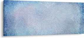 Kép - Mandalák kékszínben (120x50 cm)