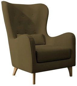 Fotel Calimero I (oliva + wenge). 1099352