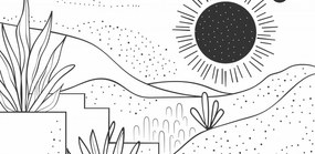 Poszter 91,3x44,5cm Lineáris Tájkép