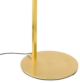 Modern ívlámpa sárgaréz LED-del és érintéses fényerőszabályzóval - Arlow