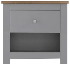 Szürke éjjeliszekrény Emerald – Støraa