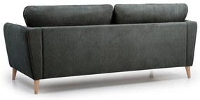 Oslo feketésszürke kanapé, 206 cm - Scandic