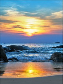 Fotótapéta naplemente tenger fotótapéta 184 x