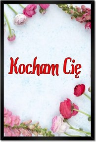 Poszterek keretben 40x60 Nőnap Ajándék Love