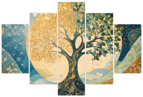 Kép – Életfa a holdban (150x105 cm)