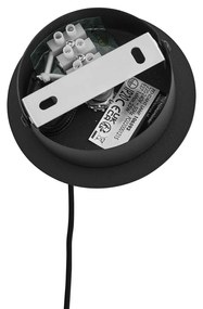 Art Deco lógólámpa fekete füstüveggel - Vidro