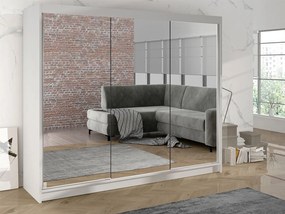 Ruhásszekrény Geneva III Gulia (fehér). 1070543