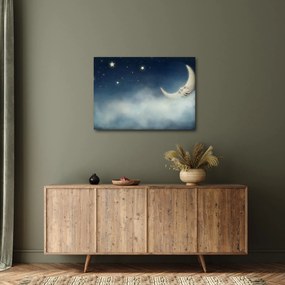 Kép - Hold csillagokkal (70x50 cm)