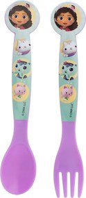 Gabi babaháza Wonderland műanyag evőeszköz készlet - 2 darabos
