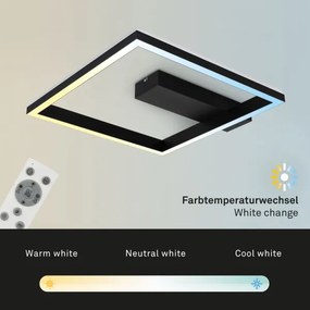 Brilo - LED RGBW állítható mennyezeti lámpa FRAME LED/18W/230V 2700-6500K+ DO