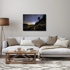 Kép - naplemente égbolt (üvegen) (70x50 cm)