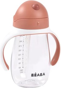 Béaba szívószálas itatópohár – 300 ml, Terracotta