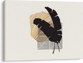 Kép - Absztrakció trópusi levelekkel N⁰4 (70x50 cm)