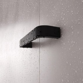 NIMCO NKC 30035-90 - Fali törölközőtartó NIKAU 39 cm matt fekete