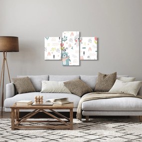 Kép - Állatok a réten (90x60 cm)