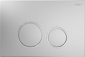 Mexen Fenix Air 05 pneumatikus öblítőgomb, matt króm - 6A0502