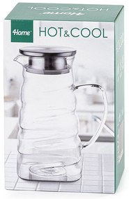 4Home Wave Hot&Cool üveg kancsó, 1,2 l