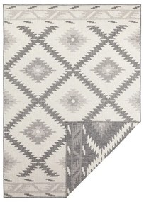 Malibu szürke-krémszínű kültéri szőnyeg, 170 x 120 cm - NORTHRUGS