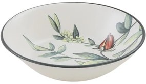 Herbal kőagyag mély tányér szett 6 db, 18 cm