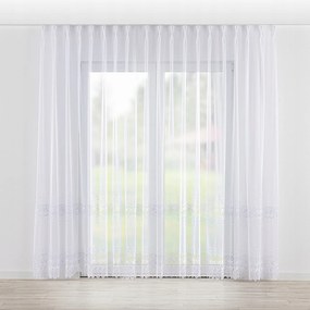 Kész Függöny akasztós flex dupla fátyol 300x245cm fehér