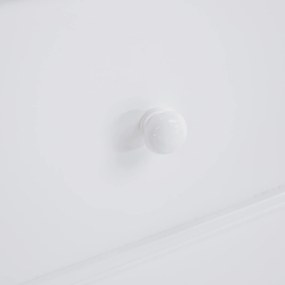 Komód, fehér, TEANA