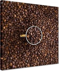 Vászonkép 30x30 Kávébab