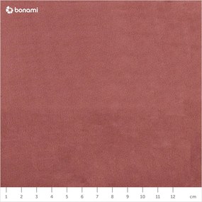 Bali rózsaszín bársony sarokkanapé, jobb oldali - Cosmopolitan Design