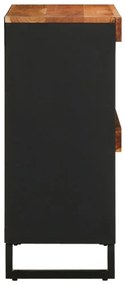 tömör akácfa tálalószekrény 85 x 33 x 75 cm