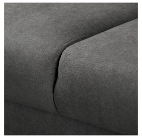 Sötétszürke sarokkanapé (jobb oldali) Beata – Ropez