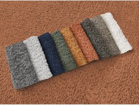 Narancssárga buklé sarokkanapé (bal oldali-heverő résszel) Azra – Bobochic Paris