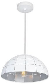 Top Light Top Light Apolo 40B - Csillár zsinóron 1xE27/40W/230V fehér/ezüst TP1606