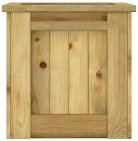 impregnált fenyőfa magaságyás 100 x 50 x 50 cm