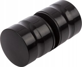 Kerek zuhanykabin ajtó fogantyú, fekete