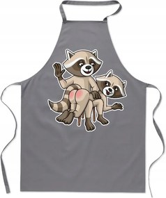 Konyhai kötény nyomtatás vicces Valentin-napi mosómedve Ajándék