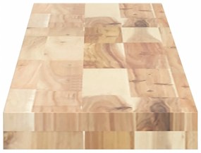 tömör akácfa téglalap alakú asztallap 140 x 20 x 4 cm